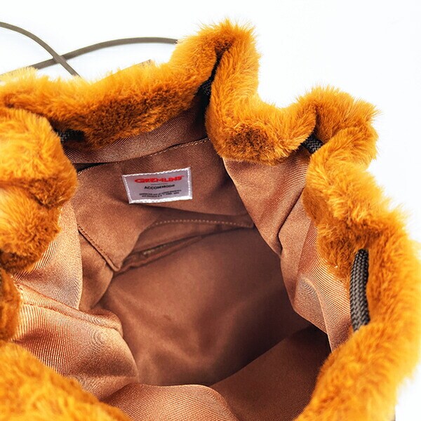 グレムリン ファー巾着ショルダーバッグ ブラウン ACCOMMODE アコモデ