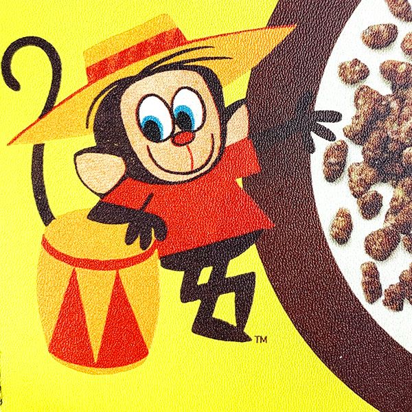 ケロッグ コーンフレークポーチ YE イエロー coco pops メイクポーチ 小物入れ レトロ