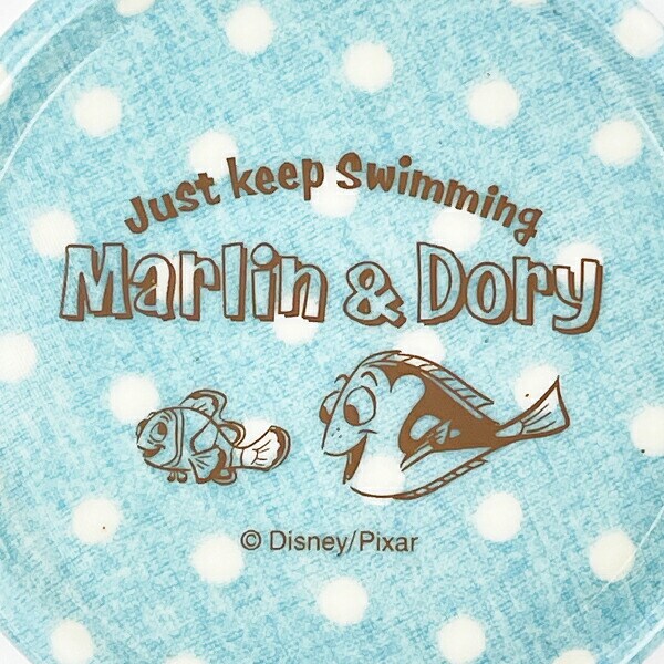 ディズニー ファイティングニモ コースター(マーリン＆ドリー) ブルー 食器 日本製