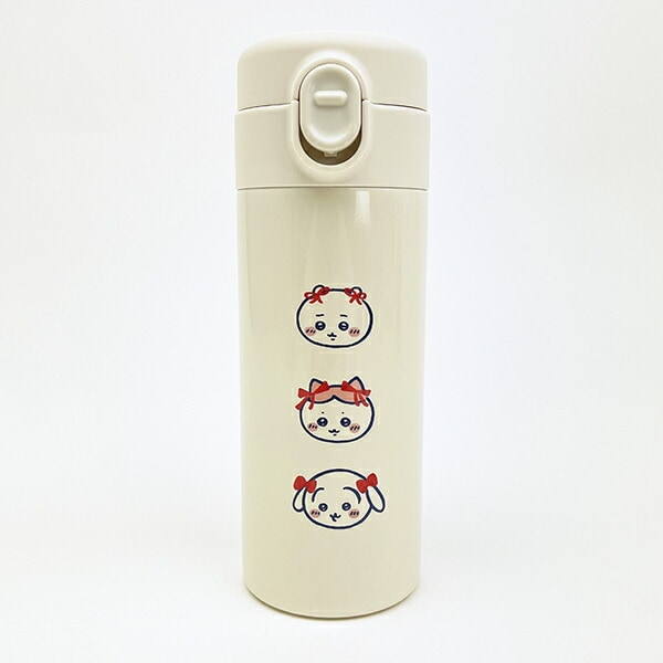 ちいかわ ワンタッチステンレスボトル(350ml) リボン 水筒 ランチ