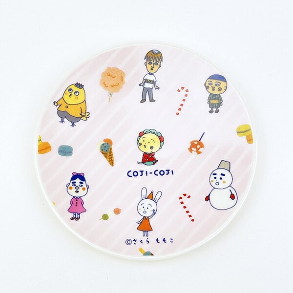 コジコジ 総柄 小皿 FLOWER BLEAK TIME 食器 日本製