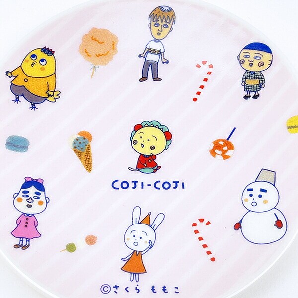 コジコジ 総柄 小皿 FLOWER BLEAK TIME 食器 日本製