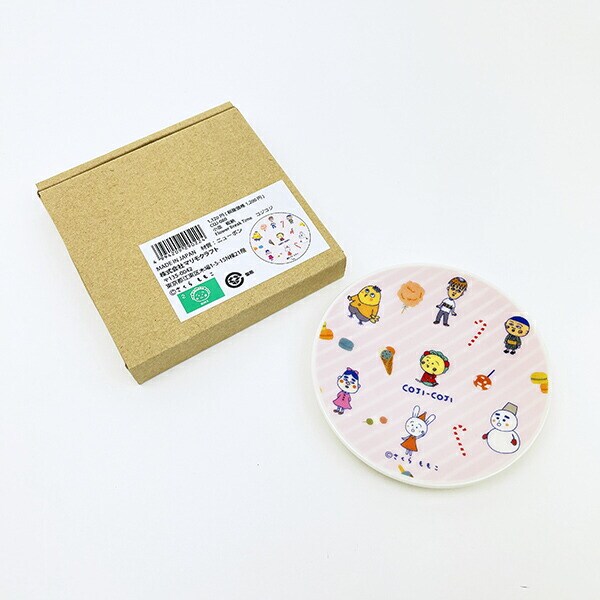 コジコジ 総柄 小皿 FLOWER BLEAK TIME 食器 日本製