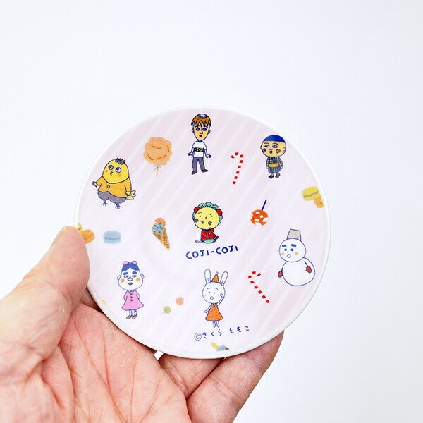 コジコジ 総柄 小皿 FLOWER BLEAK TIME 食器 日本製