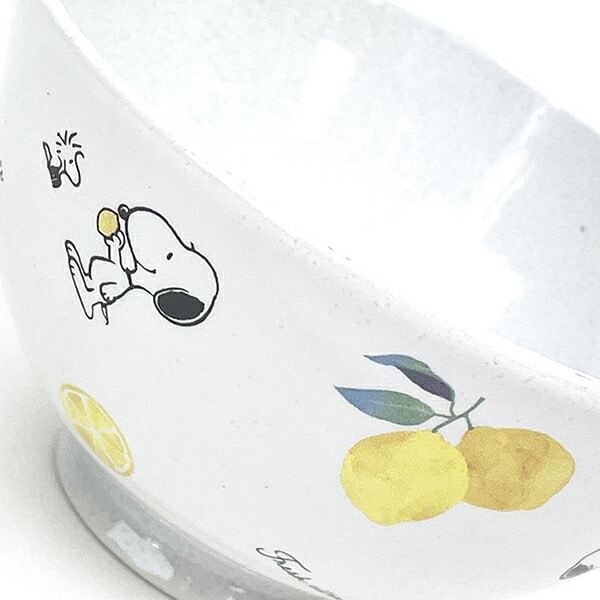 スヌーピー 美濃焼超軽量茶碗 レモン 食器 キッチン 日本製 SNOOPY