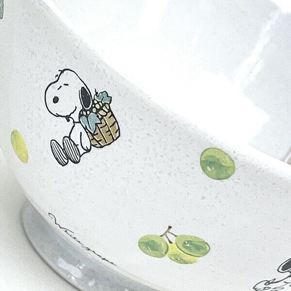 スヌーピー 超軽量茶碗(マスカット) 美濃焼 食器 SNOOPY 日本製