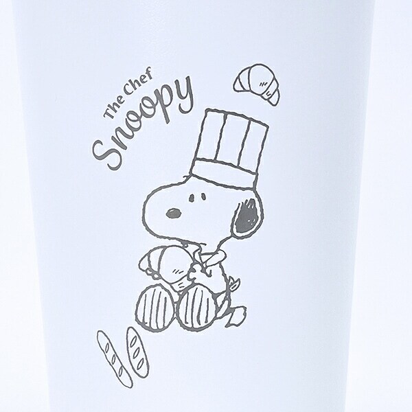 スヌーピー 内側セラミックステンレスタンブラー ホワイト コップ  SNOOPY