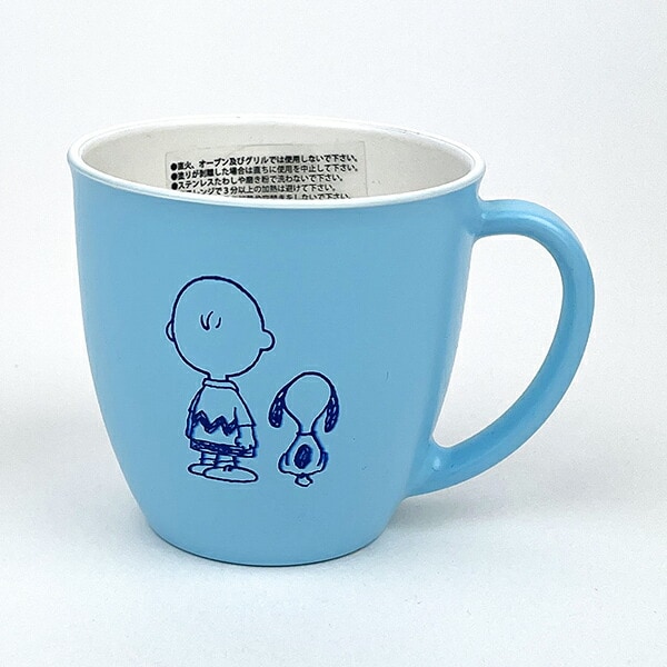 スヌーピー 親子マグカップ（S) 後ろ姿 BL SN コップ 食器 日本製 SNOOPY