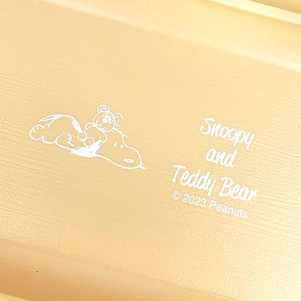 スヌーピー SNOOPY&Teddy Bear 深皿 イエローランチ キッズ