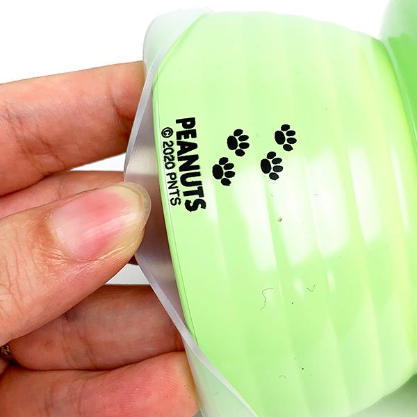 スヌーピー ペットボウル gr スヌーピー ペット お皿 ペット皿 犬 猫 緑 グッズ(mcd)