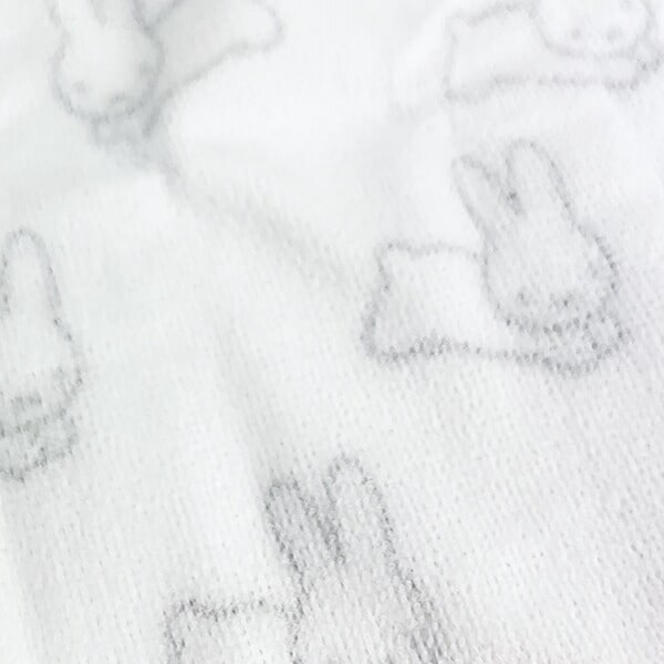 ミッフィー miffy Dick Bruna うさぎがいっぱいミッフィー マイクロファイバーふきん キッチン 掃除 ホワイト 30×30cm