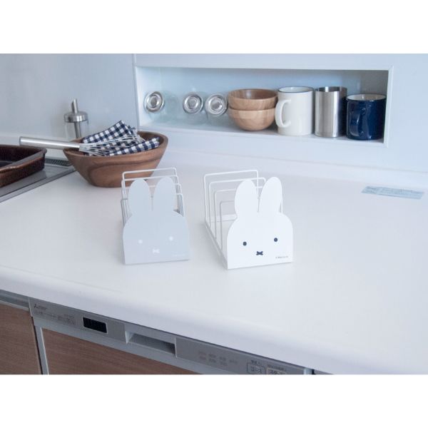 ミッフィー miffy ミッフィー ディッシュスタンドホワイト キッチン