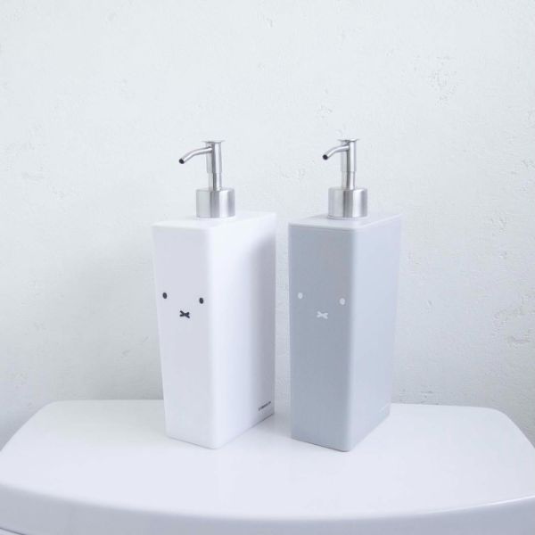 ミッフィー miffy ミッフィ―シャンプーボトルグレー バスグッズ