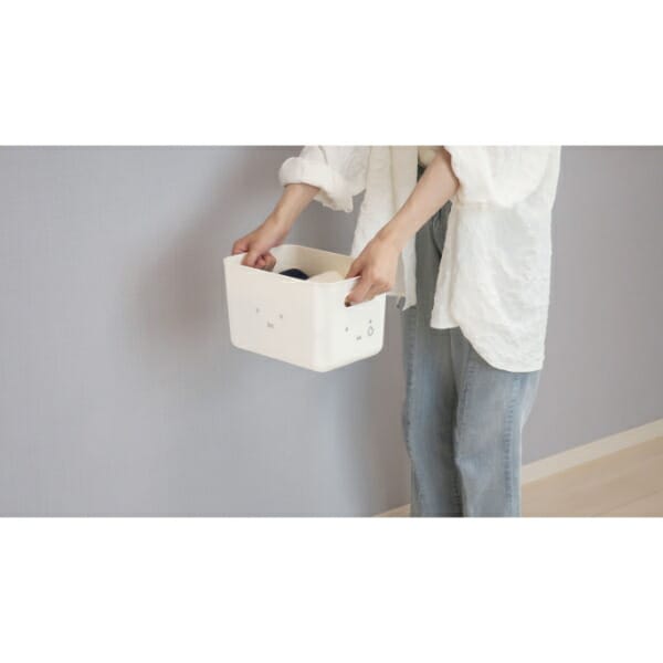 ミッフィー miffy バンブーフタ付き収納ケース (M) フェイス柄