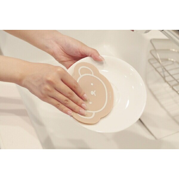 ミッフィー miffy ボリス 吸盤付きシリコーンたわし キッチン