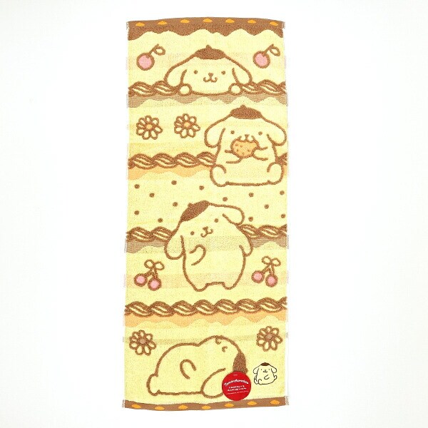 サンリオ ポムポムプリン フェイスタオル(パフェ) Sanrio