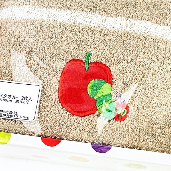 はらぺこあおむし ヤムヤムヤム タオルギフトセット フェイスタオル 2枚セット ベビー