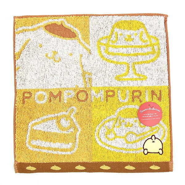 サンリオ ポムポムプリン ハンドタオル(パフェ) ハンカチ Sanrio