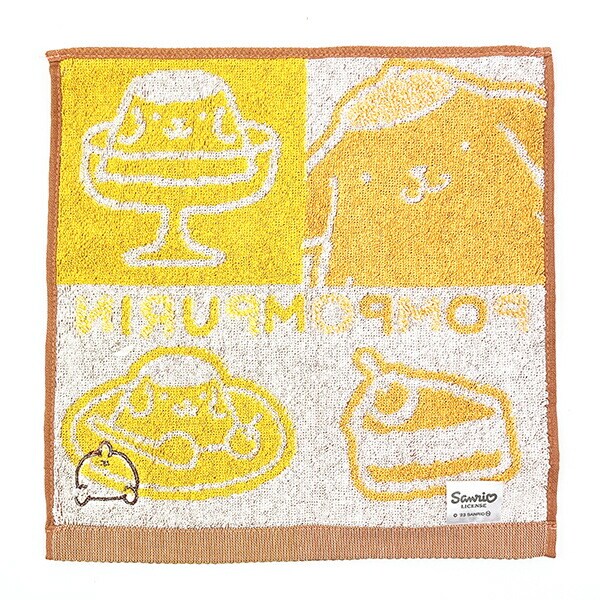 サンリオ ポムポムプリン ハンドタオル(パフェ) ハンカチ Sanrio