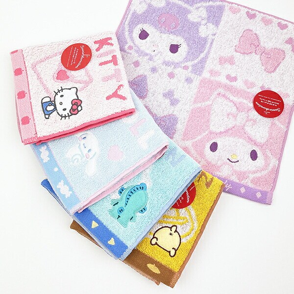 サンリオ ポムポムプリン ハンドタオル(パフェ) ハンカチ Sanrio