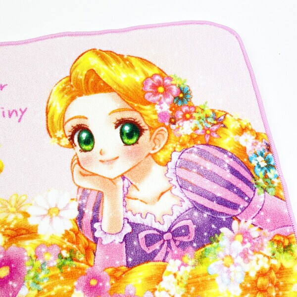 ディズニー シャイニングラプンツェル ハンドタオル ハンカチ Disney
