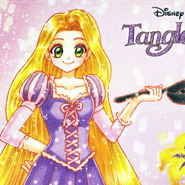 ディズニー シャイニングラプンツェル ウォッシュタオル Disney