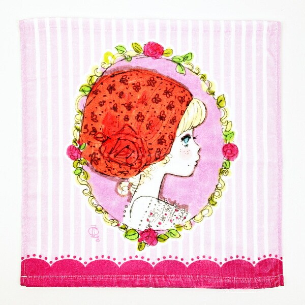 水森亜土 ビューティーローズ ウォッシュタオル 亜土ちゃん