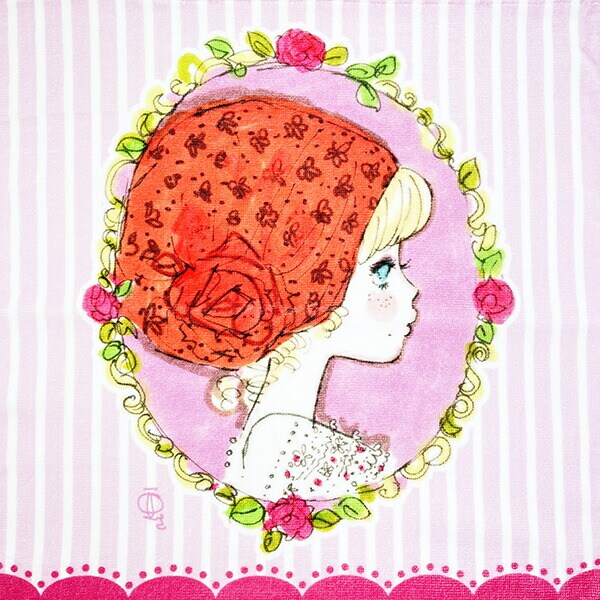 水森亜土 ビューティーローズ ウォッシュタオル 亜土ちゃん