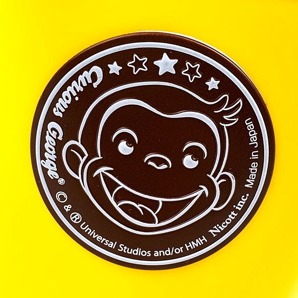 おさるのジョージ レインブーツ YE 14cm 長靴 雨 おでかけ こども 幼児 幼稚園 保育園