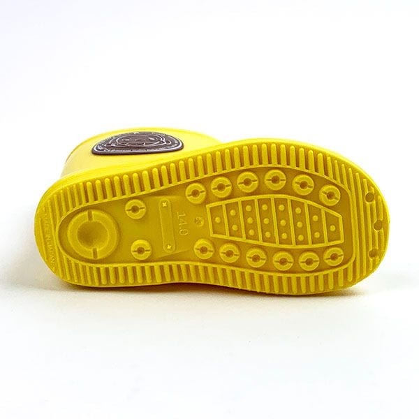 おさるのジョージ レインブーツ YE 14cm 長靴 雨 おでかけ こども 幼児 幼稚園 保育園