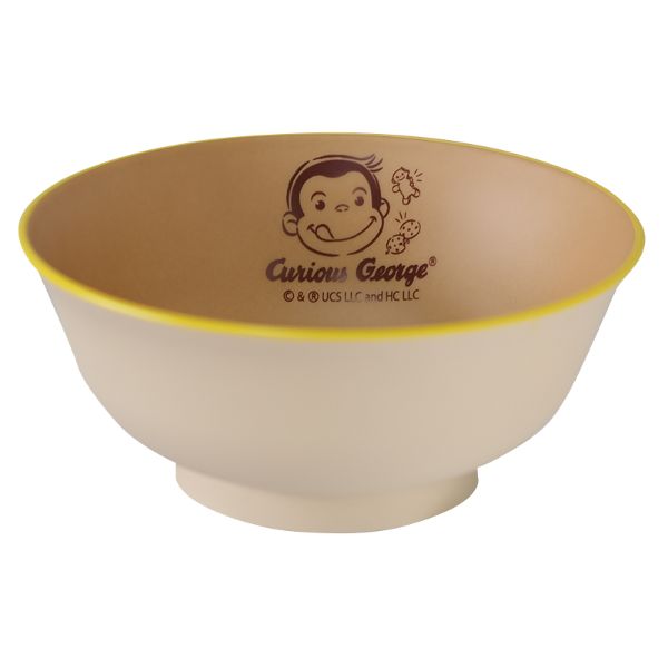 おさるのジョージ 塗どんぶり 食器 ランチ キッチン アイボリー