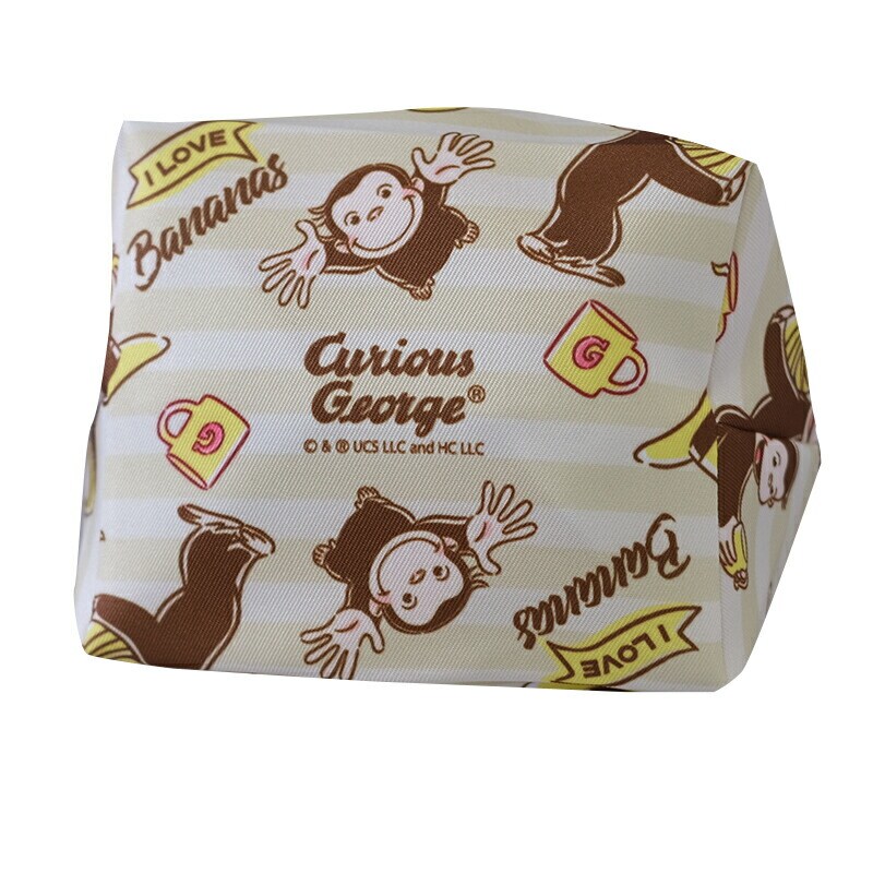 おさるのジョージ ランチ巾着 ヤミー 巾着袋 お弁当 ランチ キッチン 学校 オフィス イエロー