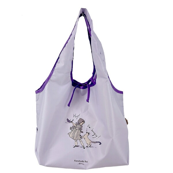 くらはしれい エコバッグ パープル kurahashi Rei