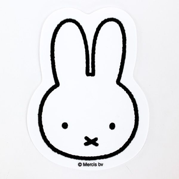 ミッフィー ノンスリップマット 車 カー 用品 miffy×Nicott WH ホワイト