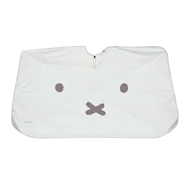 ミッフィー 傘 サンシェード ミッフィーフェイス 日よけ カー用品 miffy