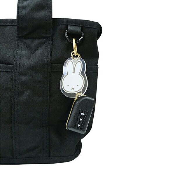 ミッフィー スマートキーハンドストラップ ミッフィーフェイス カー用品 鍵 miffy