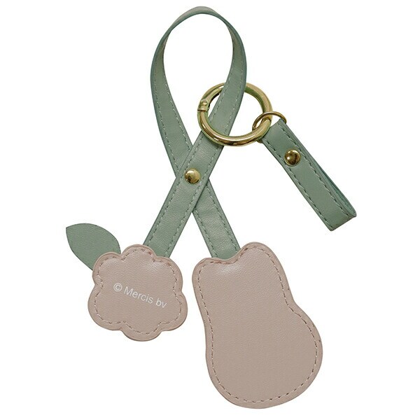 ミッフィー PU スマートキーホルダー2 ミッフィー＆フラワー カー用品 鍵 miffy