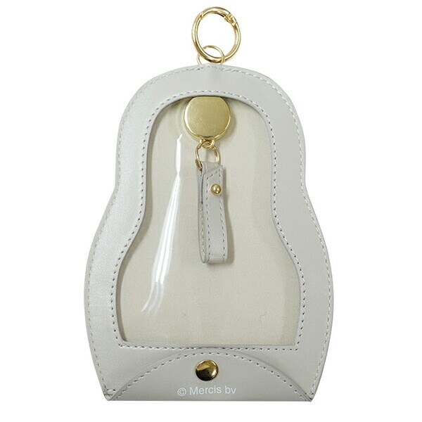 ミッフィー PU スマートキークロッシュ ミッフィーグレー カー用品 鍵 miffy