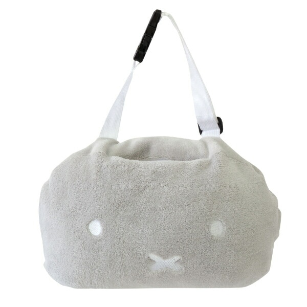 ミッフィー miffy ヘッドレスティッシュケース （グレー） カー用品