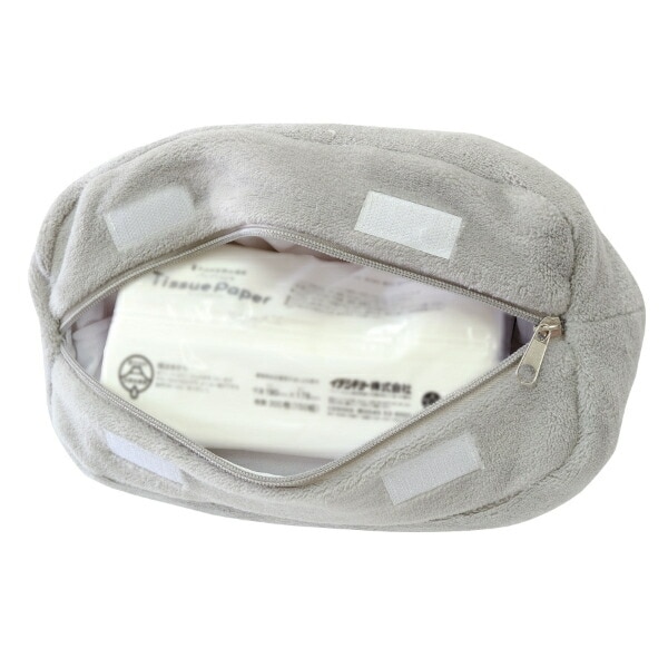 ミッフィー miffy ヘッドレスティッシュケース （グレー） カー用品