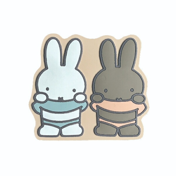ミッフィー PVCシートベルトストッパー ミッフィー＆メラニー カー用品 miffy