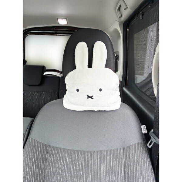 ミッフィー ブランケットになるヘッドレストセレクション ホワイト カー用品 miffy