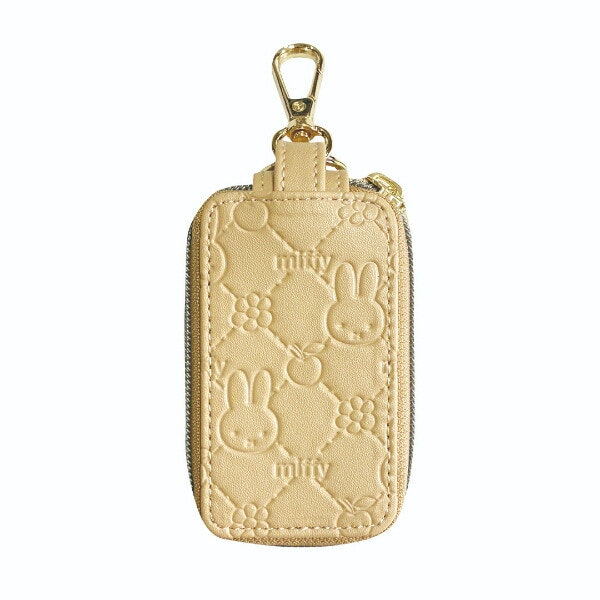 ミッフィー miffy スマートキーカバー 4 ベージュ  キーケース カー用品