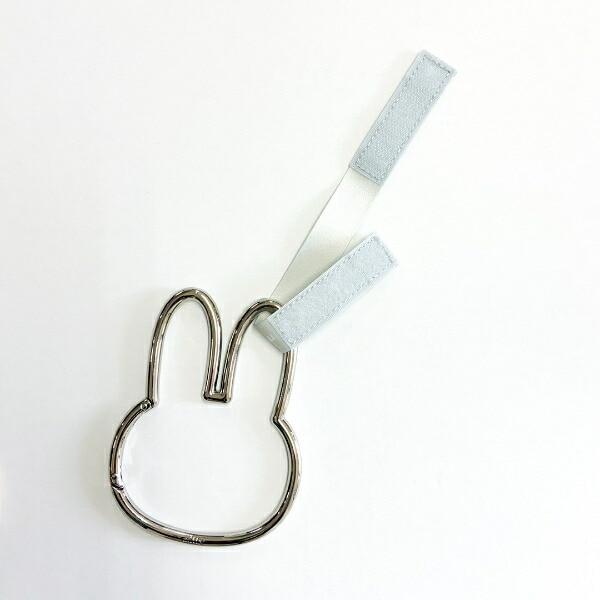 ミッフィー miffy ヘッドレストカラビナフック シルバー カー用品