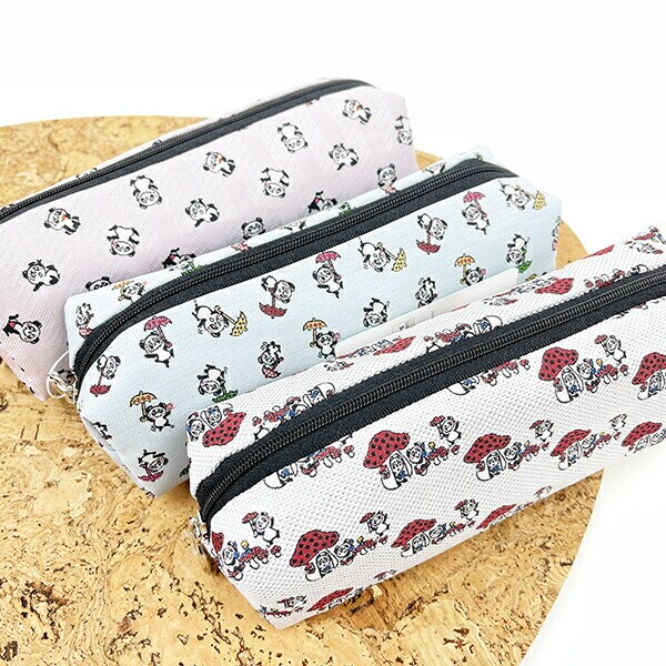 内藤ルネ ルネパンダ ペンケース (ブルー) 文具 日本製