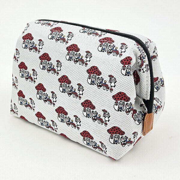 内藤ルネ ルネパンダ ポーチ (ホワイト) 日本製