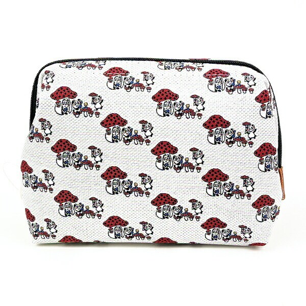 内藤ルネ ルネパンダ ポーチ (ホワイト) 日本製