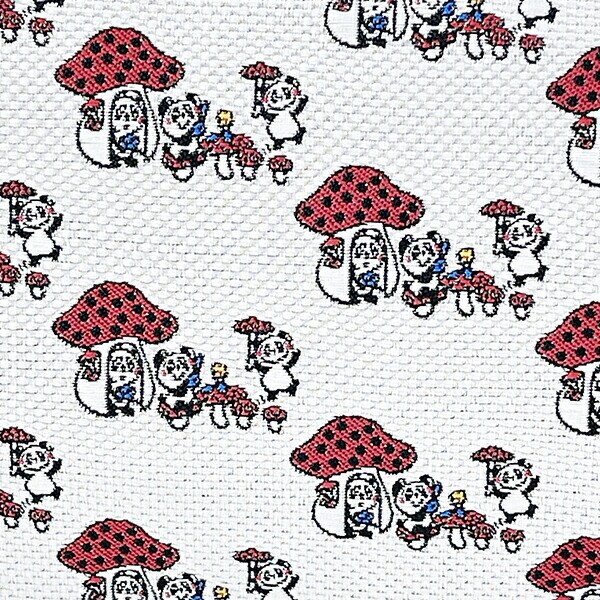 内藤ルネ ルネパンダ ポーチ (ホワイト) 日本製