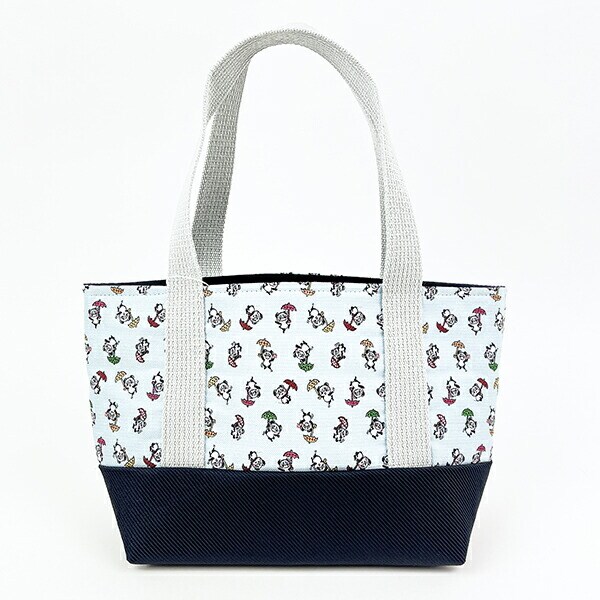 内藤ルネ ルネパンダ ミニトートバッグ (ブルー) ランチ 日本製