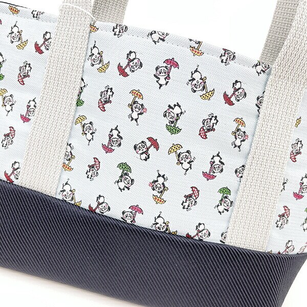 内藤ルネ ルネパンダ ミニトートバッグ (ブルー) ランチ 日本製